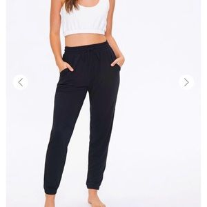 Black Drawstring Joggers